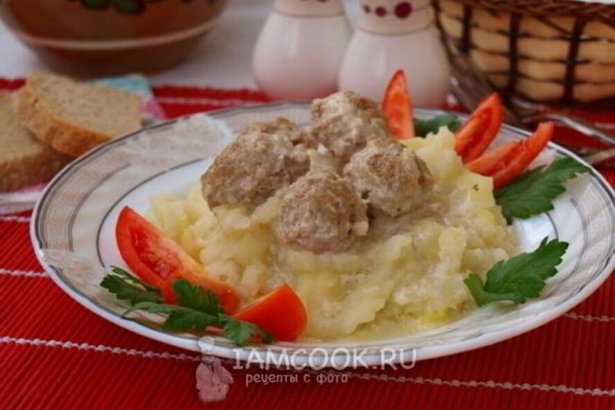 Рецепт фрикаделек в сметанном соусе