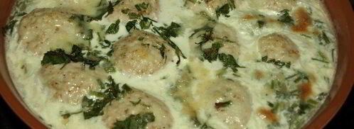 куриные фрикадельки, запеченные в сливках. Шаг 9