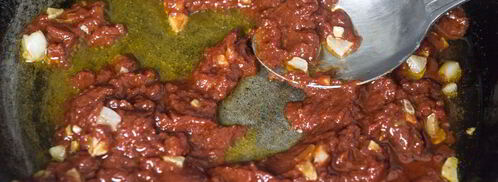 спагетти с фрикадельками в соусе. Шаг 4