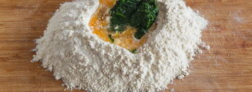 зеленые тальятелле с фрикадельками. Шаг 2