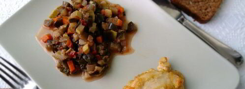 гарнир из кабачков и баклажанов. Шаг 6