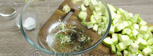 гарнир из кабачков. Шаг 2