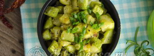 гарнир из кабачков. Шаг 7