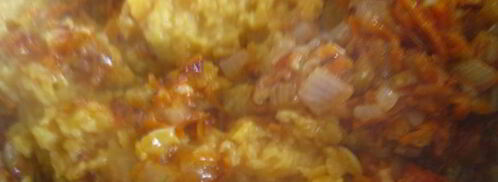 гарнир из красной чечевицы. Шаг 4