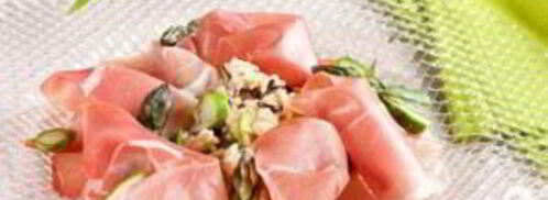 дикий рис со спаржей и ветчиной. Шаг 6