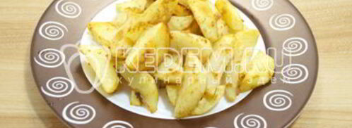 картофель дольками в духовке. Шаг 7