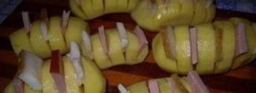 картофель с беконом в фольге. Шаг 5