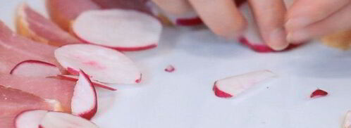 картофель с горошком и ветчиной. Шаг 4