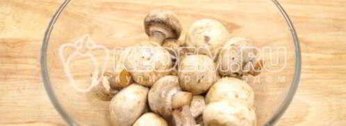 картофель с грибами в духовке. Шаг 4