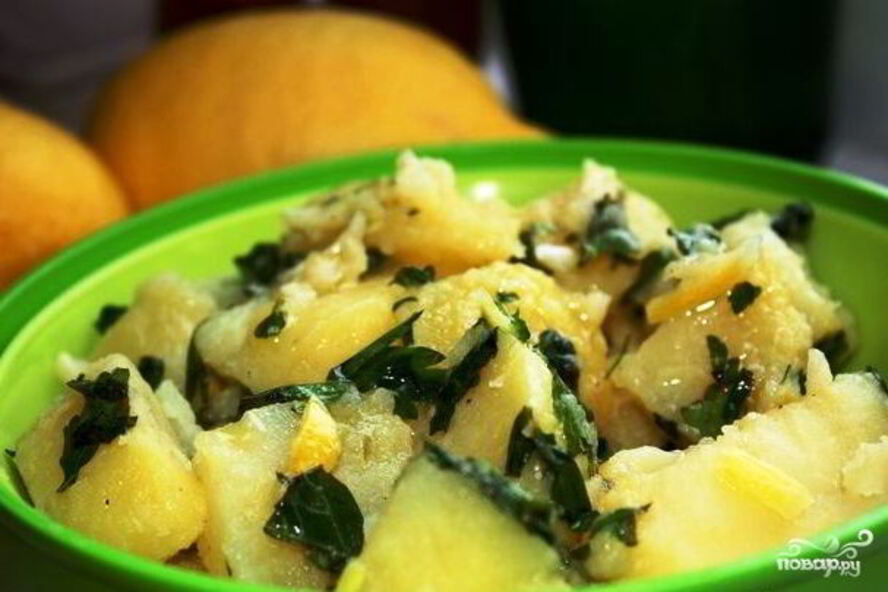 Рецепт картофеля с лимоном