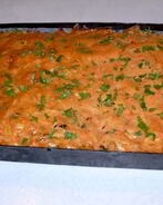 Картофель с мясом и грибами