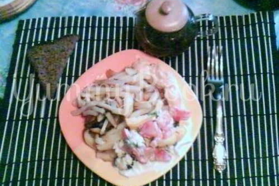 Рецепт картофеля жареного с салатом