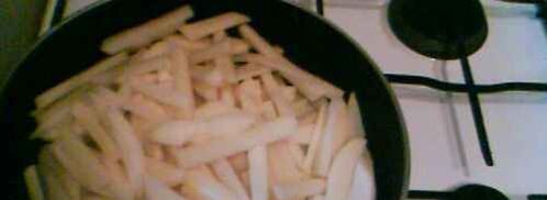 картофель жареный с салатом. Шаг 11