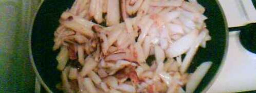 картофель жареный с салатом. Шаг 14