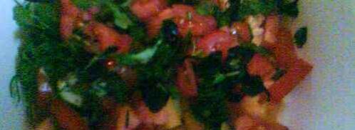 картофель жареный с салатом. Шаг 17