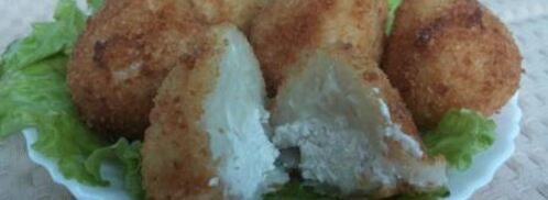 картофельные крокеты с куриной начинкой. Шаг 5