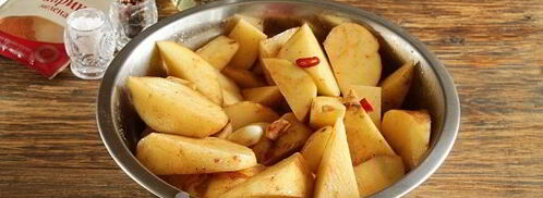 картошка по-деревенски в рукаве в духовке. Шаг 4