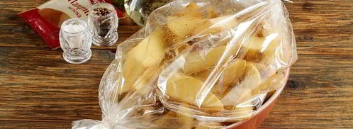 картошка по-деревенски в рукаве в духовке. Шаг 5