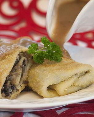 Крокеты с начинкой из белых грибов