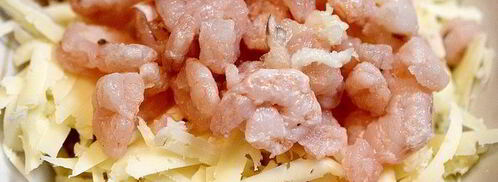 печеный картофель с креветочным салатом. Шаг 4