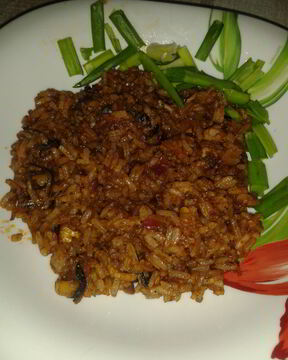 Пряный рис с мидиями