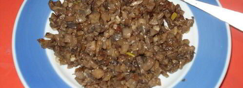 пшенные крокеты с грибами. Шаг 2