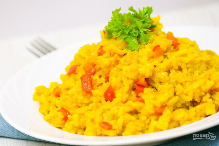 Рецепт риса с карри