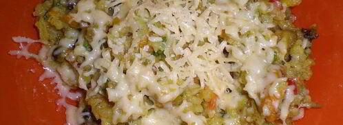 рис с мидиями и рапанами. Шаг 6