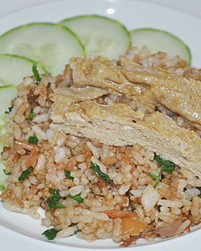 Рис с яйцом по-тайски