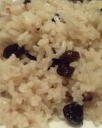 Сладкий рис с изюмом