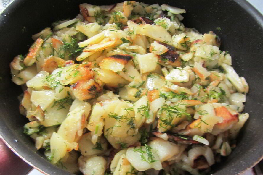 Рецепт жареной картошки