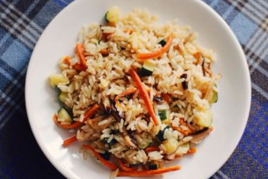 Рецепт жареного риса