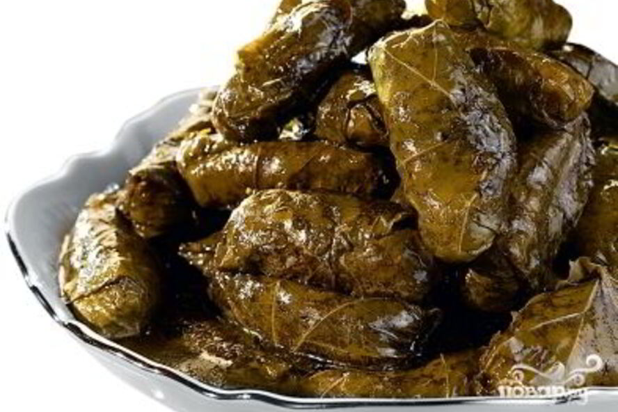 Рецепт армянской долмы из виноградных листьев