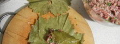 армянская долма из виноградных листьев. Шаг 5