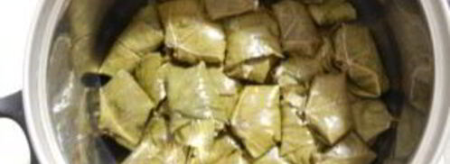 армянская долма из виноградных листьев. Шаг 6