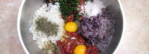 долма — голубцы в виноградных листьях. Шаг 3