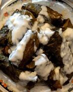 Долма с виноградными листиками