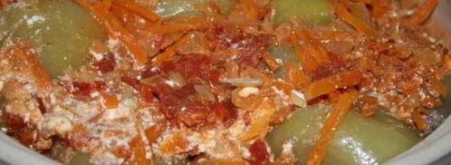 голубцы и перцы со свининой без риса. Шаг 5