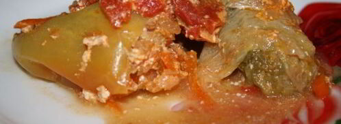 голубцы и перцы со свининой без риса. Шаг 7