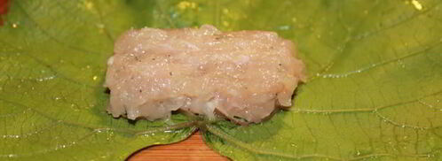 голубцы из виноградных листьев. Шаг 2