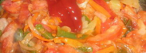 голубцы ленивые паровые под овощным соусом. Шаг 3