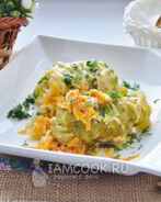 Голубцы с индейкой в сливочном соусе в мультиварке