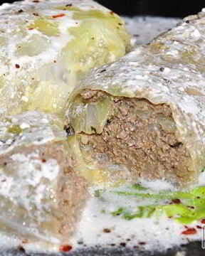 Голубцы с печенью и рисом