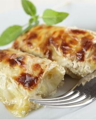 Голубцы с плавленным сыром и курицей