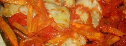 голубцы со свининой, запеченные в томатной заливке. Шаг 9