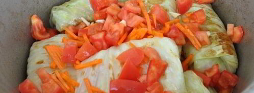 голубцы со свиным фаршем и патиссонами. Шаг 11