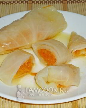Квашеные голубцы с морковью
