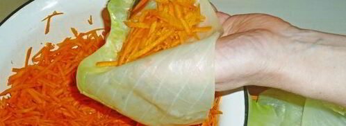 квашеные голубцы с морковью. Шаг 9