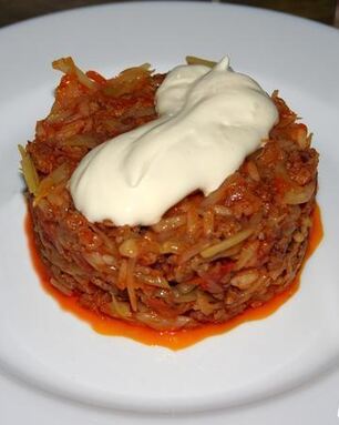 Ленивые голубцы по-псковски