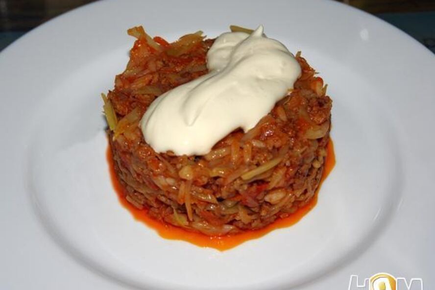 Рецепт ленивых голубцов по-псковски